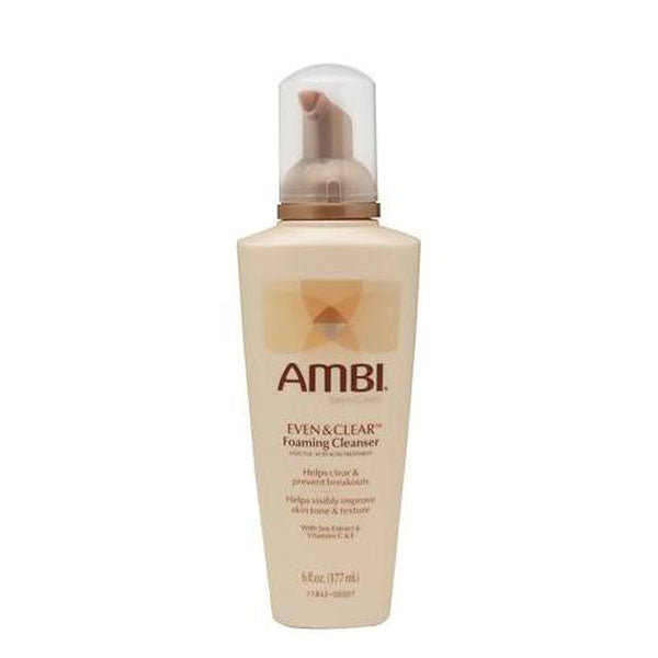 Ambi Even & Clear Foaming Cleanser 6 oz.