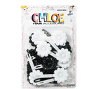 Chloe Black & White Barrettes