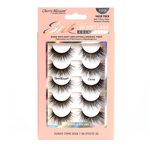 Cherry Blossom 3D Silk Lashes - Ceres - 5 Pack