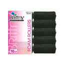 Brittny Roller Foam Black 10 Count Large