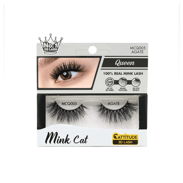 EBIN Queen Mink Cat 3D Lashes 005 - Agate