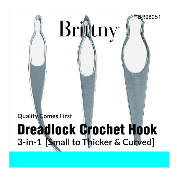 Brittny  Dreadlock Crochet Hook 3 in 1