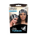 Firstline Evolve Silky Turban Silver Animal Print