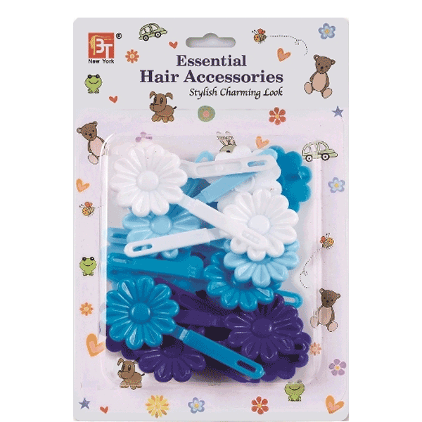 Beauty Town Purple Assorted Barrettes 07307