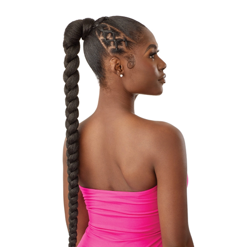 Outre Pretty Quick - Wrap Ponytail - Natural Braided 32"