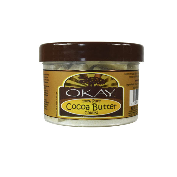 Okay Raw Cocoa Butter Chunks 8 oz.