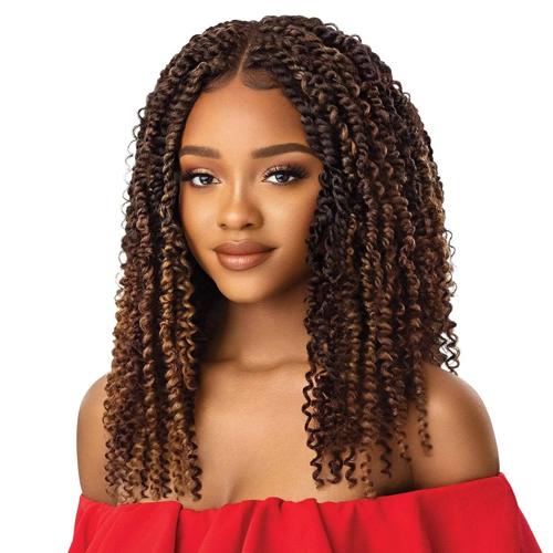 Outre X-Pression Twisted Up 4X4 Lace Front Wig - Kinky Boho Passion Waterwave 18"