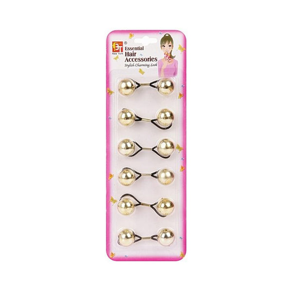 Beauty Town Ponytail Holders 20MM Gold