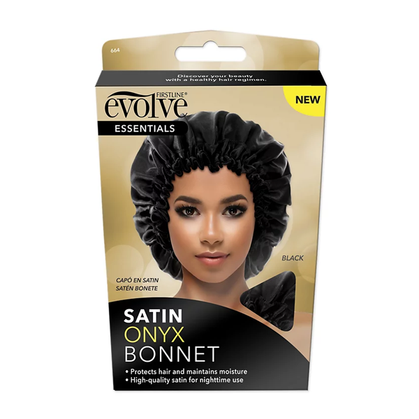 Firstline Evolve Satin Onyx Bonnet Black