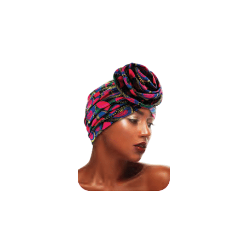 Beauty Town African Pattern Twist Head Wrap Bonnet Cap Assorted