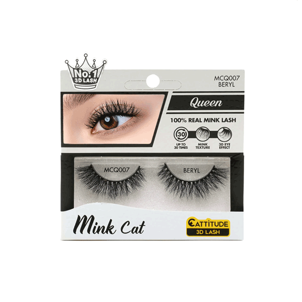 EBIN Queen Mink Cat 3D Lashes 007 - Beryl