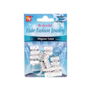 Beauty Town Charm Filigree Tube Silver