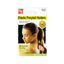 Beauty Town Elastic Ponytail Holders 4 mm Black 01253