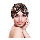 Beauty Town Velvet Flower Bonnet Turban