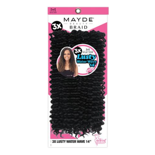 Mayde Beauty Crochet Braids 3X Lusty Water Wave 14"