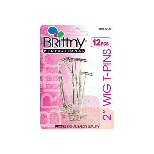 Brittny Wig T-Pins 2" 12 pcs