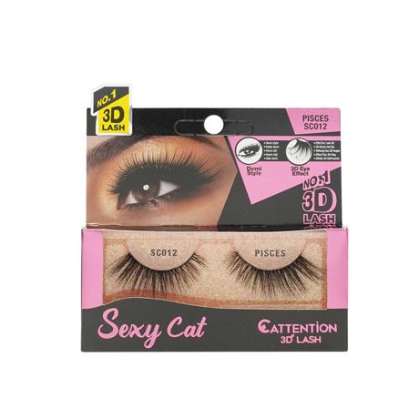 EBIN Sexy Cat Eyelash Extensions 012 - Pisces