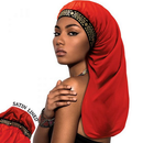 Beauty Town X-TRA Large Wide Knit Bonnet Cap - Satin Lined