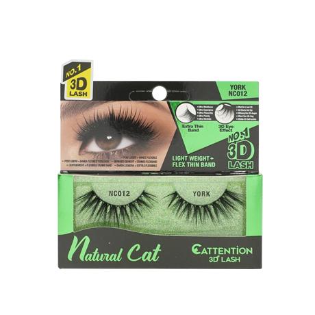EBIN Natural Cat Eyelash Extensions 012 - York